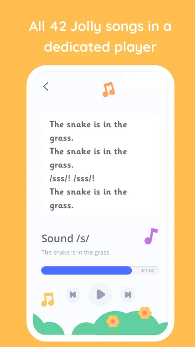 Capturas de tela do Jolly Phonics Lessons