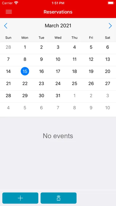 Zrzuty ekranu RSVP Scheduler