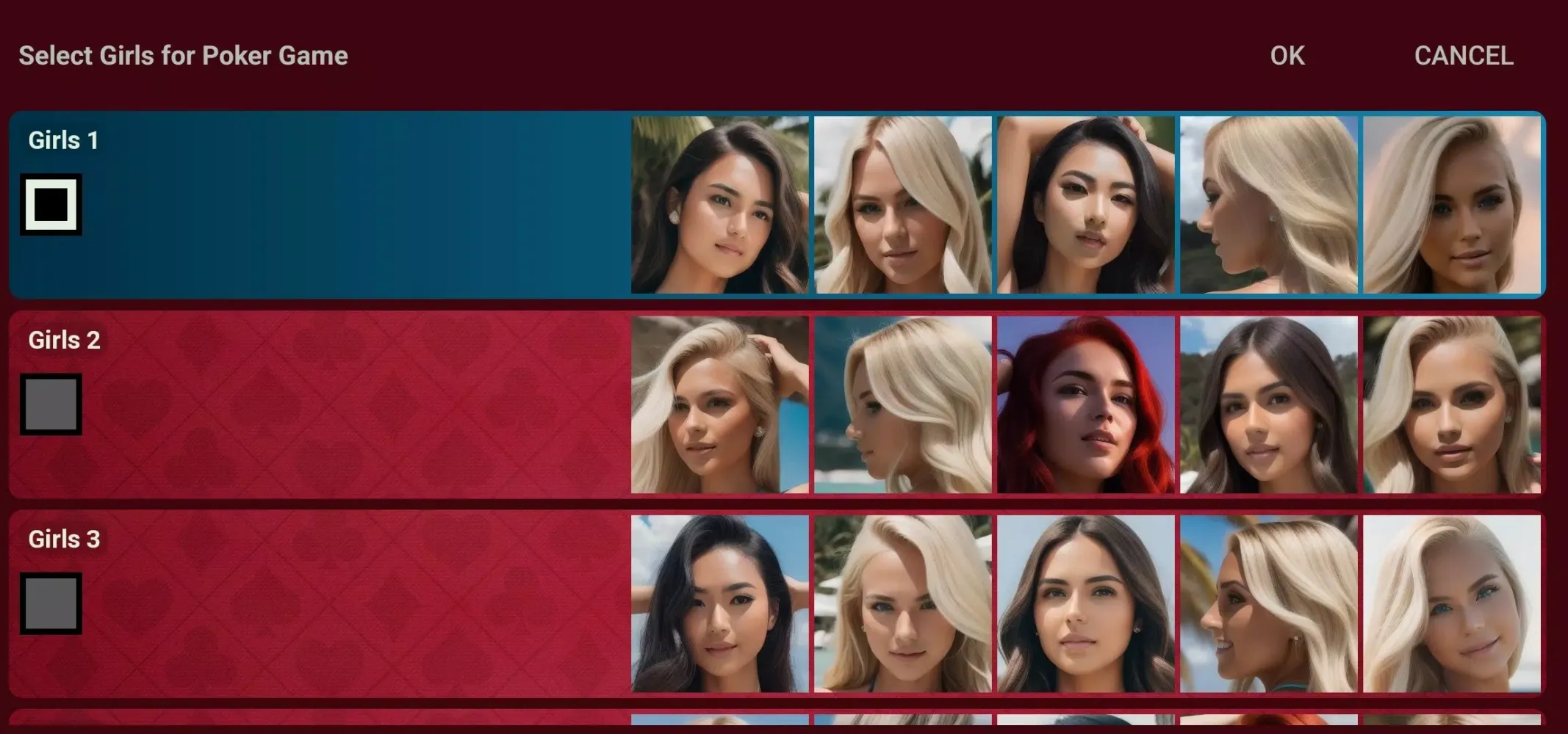 Screenshot di Adult Sexy Bikini Girls Poker