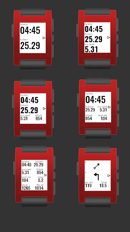 Скриншоты Locus add-on for Pebble