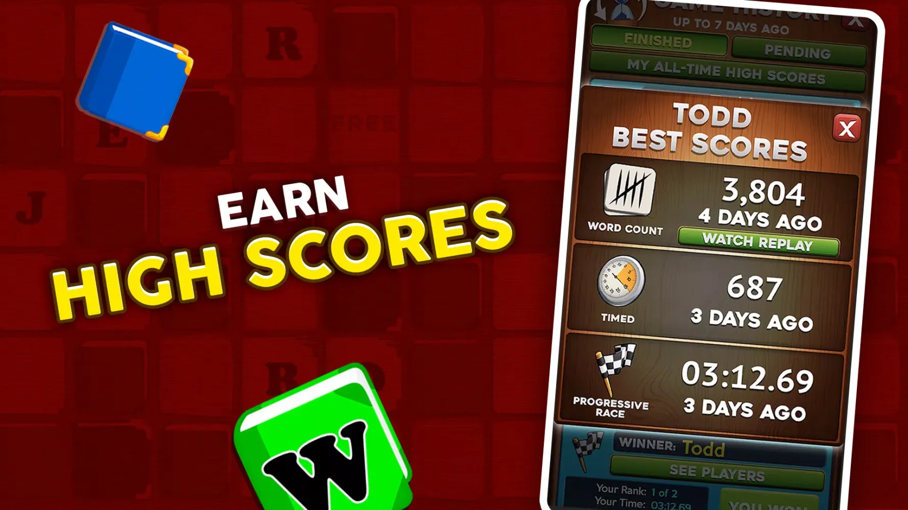 Screenshot di Word Wager