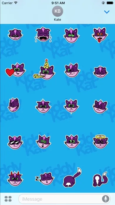 Скриншоты Kiddy Kat Animated Stickers