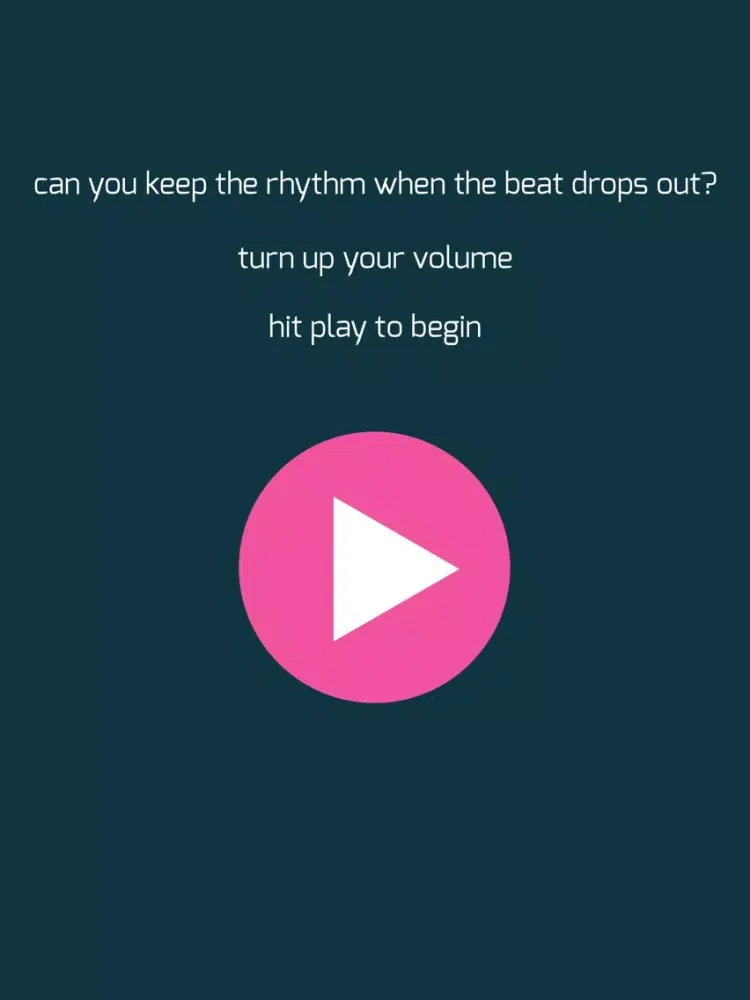 Tangkapan layar Got Rhythm iPad 
