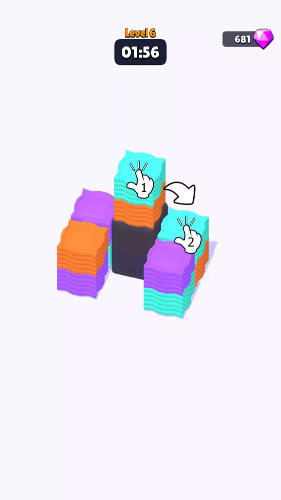 Tile Shuffle: Color Sorting 3D স্ক্রিনশট