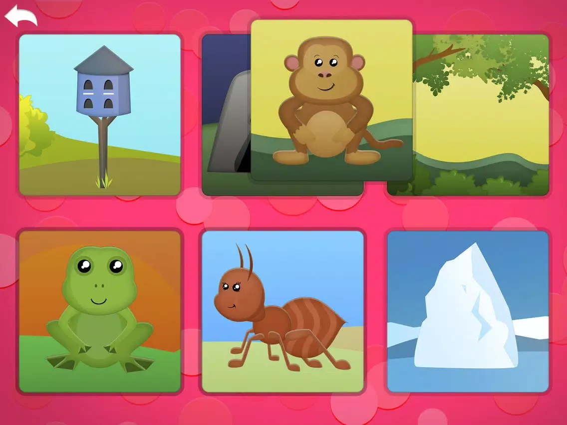 تصاویر Animals Babies & Homes Puzzles iPad 