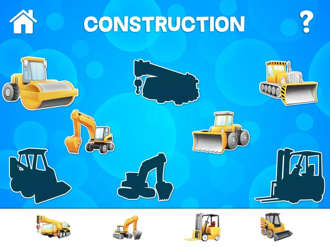 Tap Trucks and Things That Go Shape Puzzles iPad  سکرین شاٹس