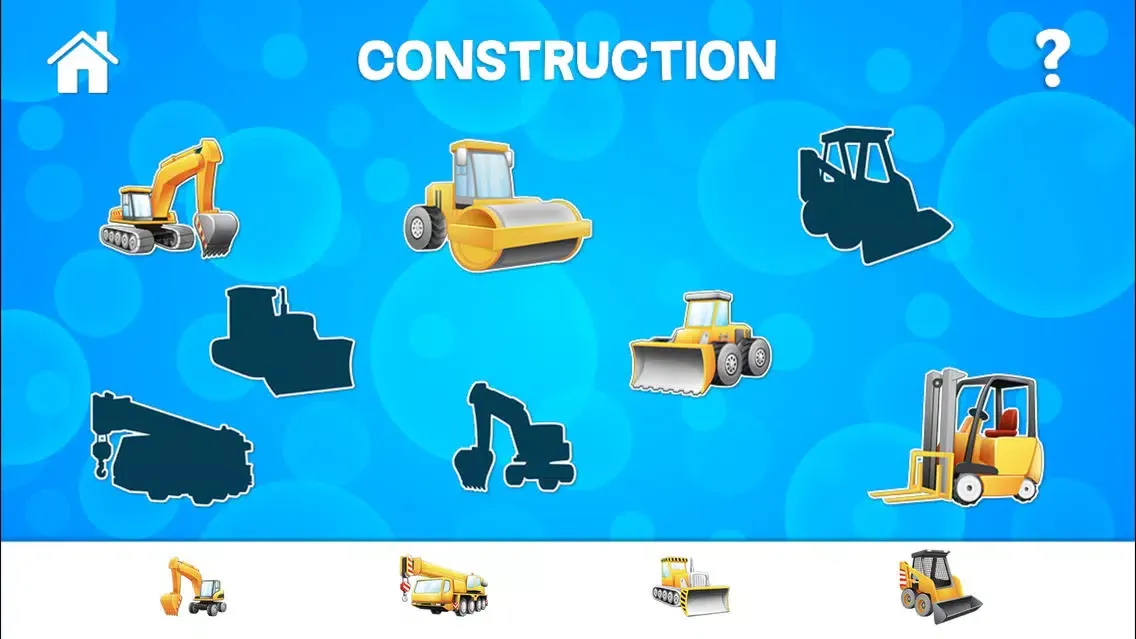 Tap Trucks and Things That Go Shape Puzzles سکرین شاٹس