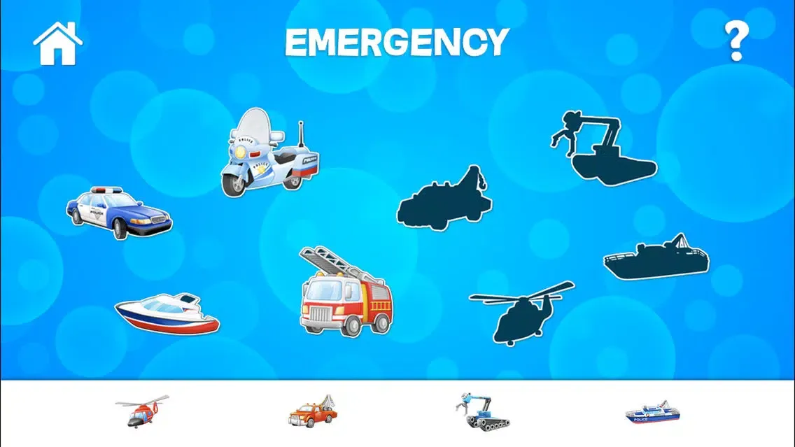 Tap Trucks and Things That Go Shape Puzzles سکرین شاٹس