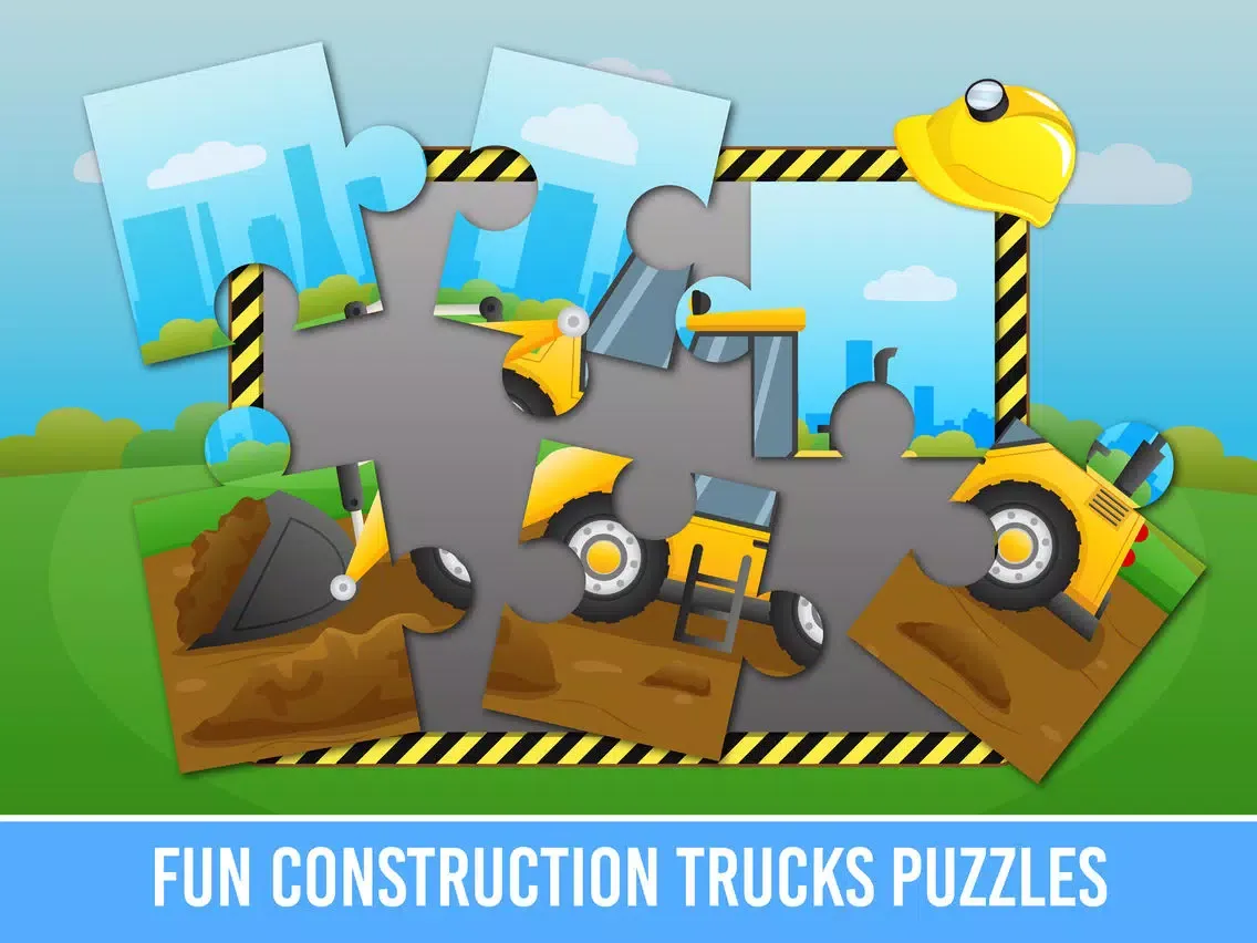 Diggers & Trucks Game For Kids iPad  Screenshots