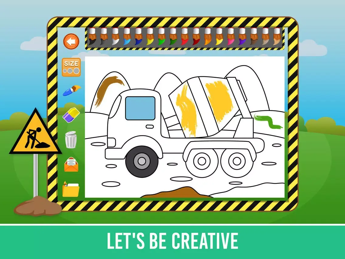 Diggers & Trucks Game For Kids iPad  Screenshots