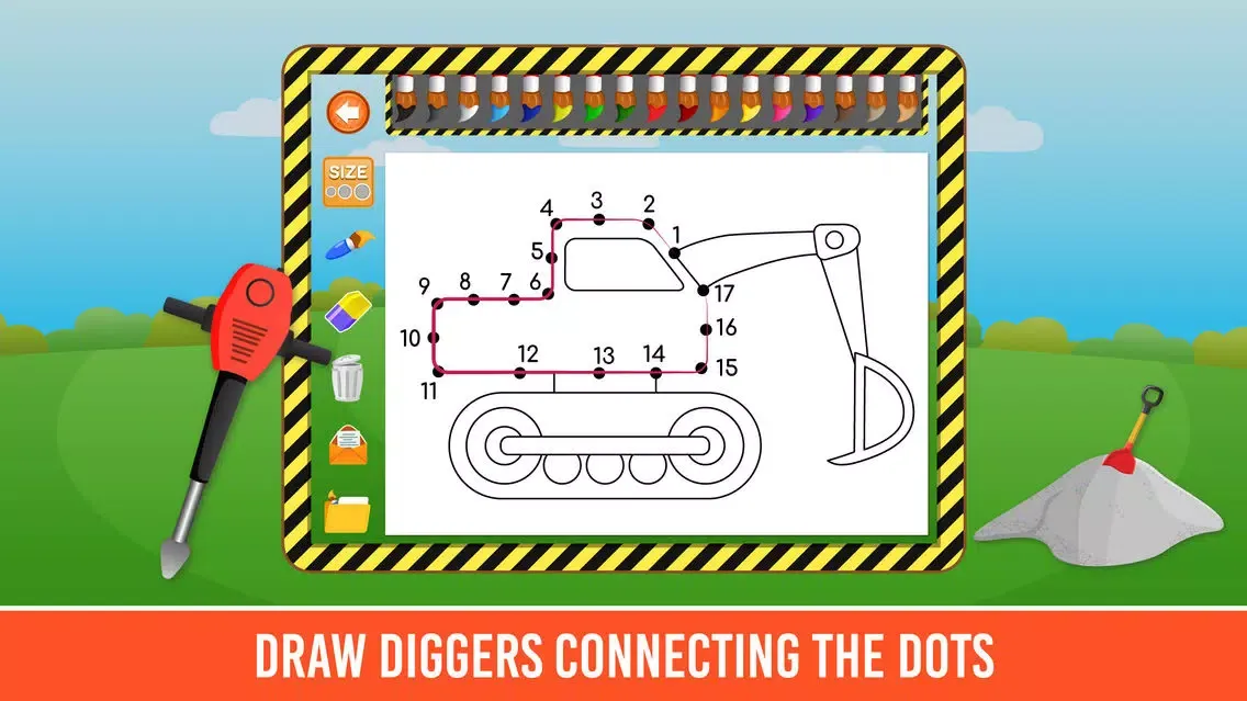 Diggers & Trucks Game For Kids Screenshots