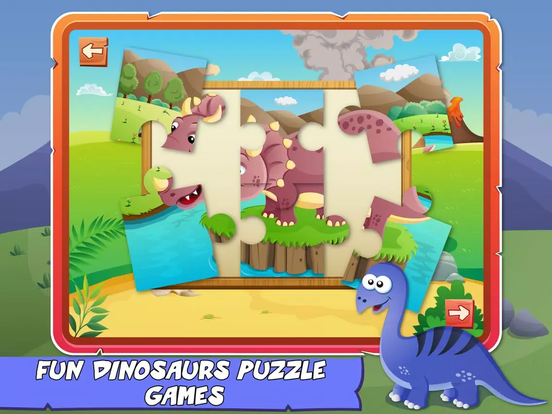 Capturas de tela do Dinosaurs For Kids Fun Games iPad 