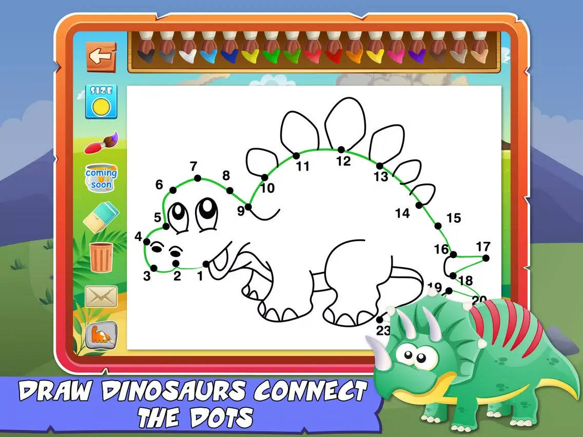 Capturas de tela do Dinosaurs For Kids Fun Games iPad 
