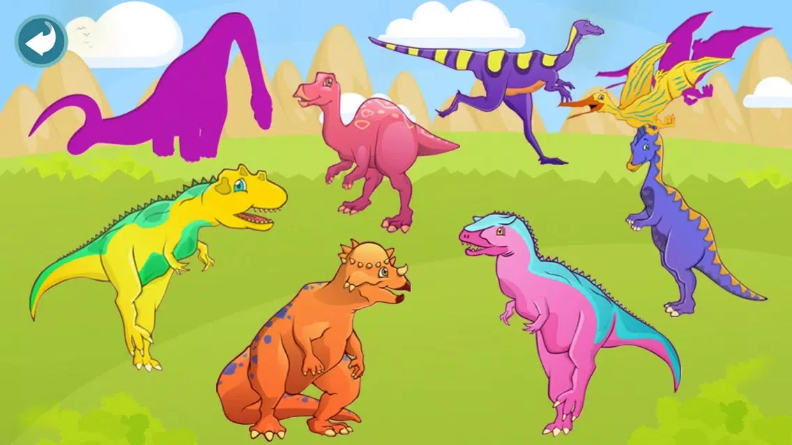 تصاویر Dinosaur Puzzle Dino Game Kids