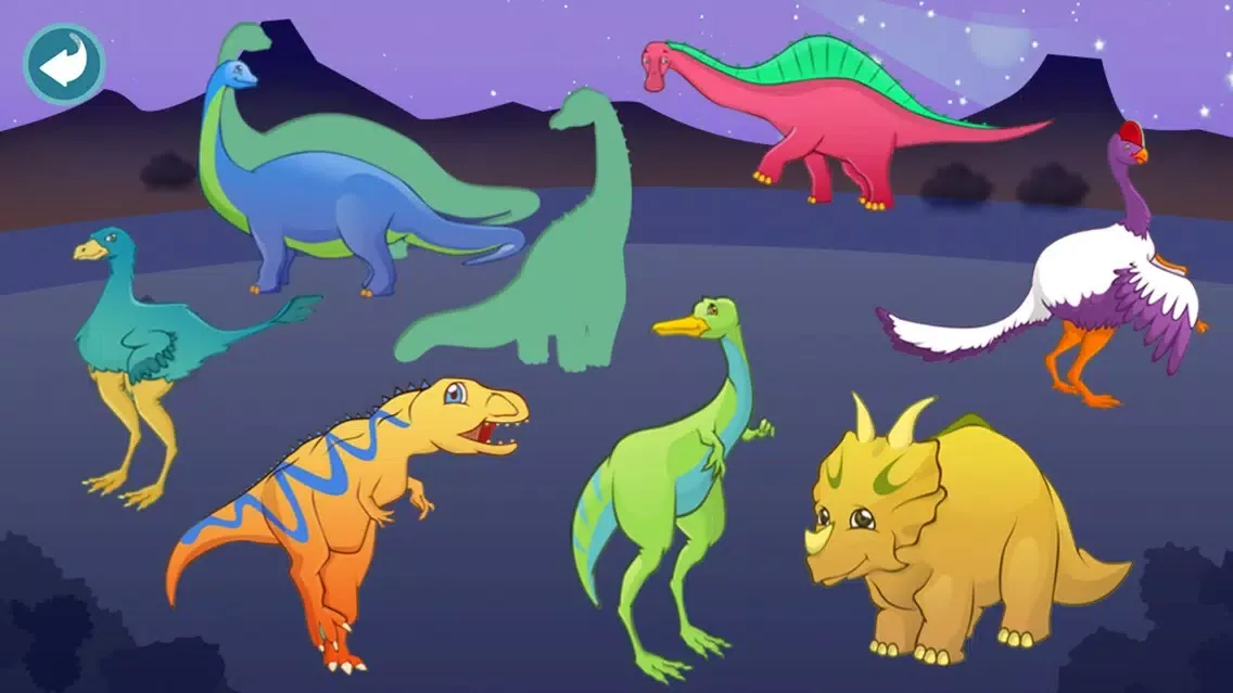 تصاویر Dinosaur Puzzle Dino Game Kids