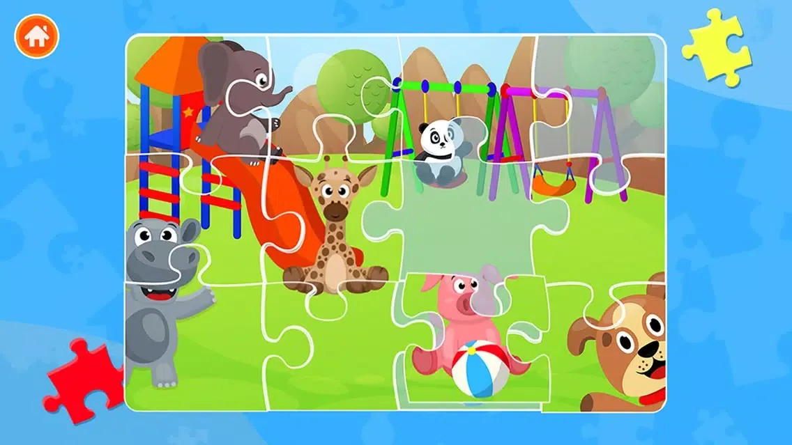 Ảnh chụp màn hình của Cute Panda Jigsaw Puzzles For Kids & Toddlers