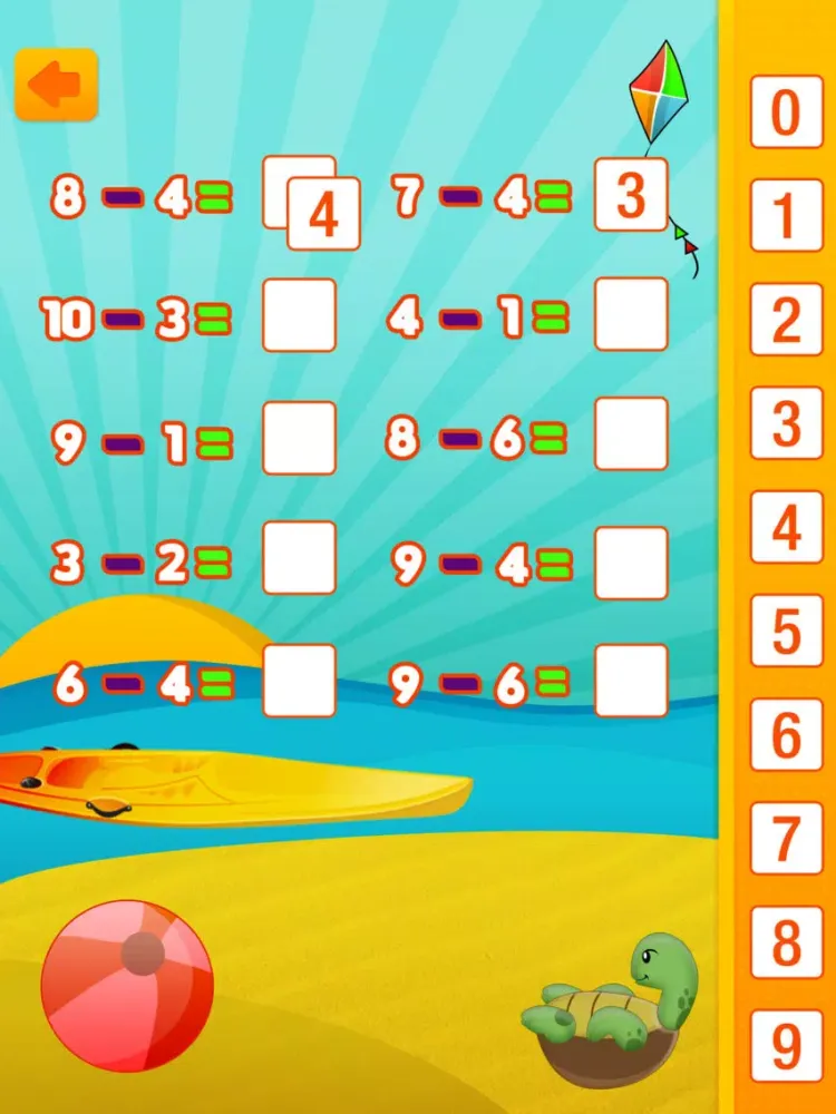 Preschool Puzzle Math - Basic School Math Adventure Learning Game (Numbers Counting Addition Subtraction) for kids iPad  स्क्रीनशॉट