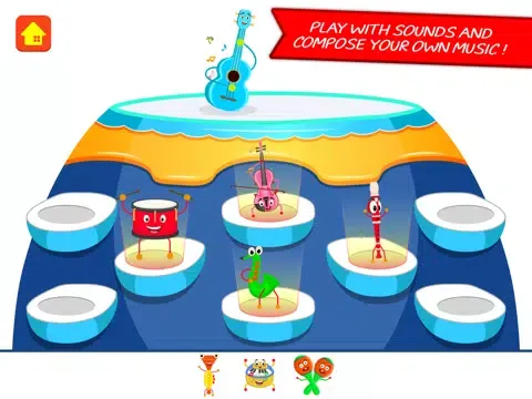 Magical Music Maker Lite - Music Band Creator for Kids iPad 應用截圖