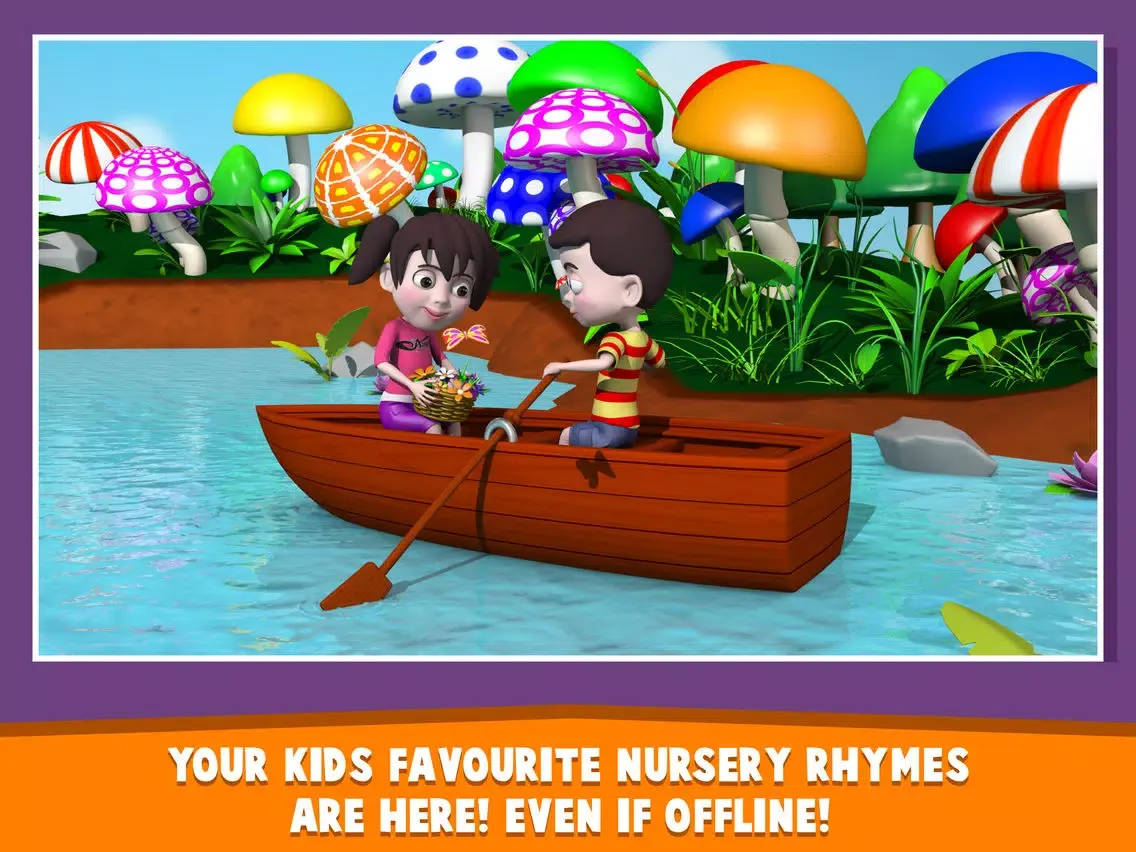 Nursery Rhymes Music Box For Kids - 3D Educational Learning Sing Along game for Toddlers iPad  Screenshots