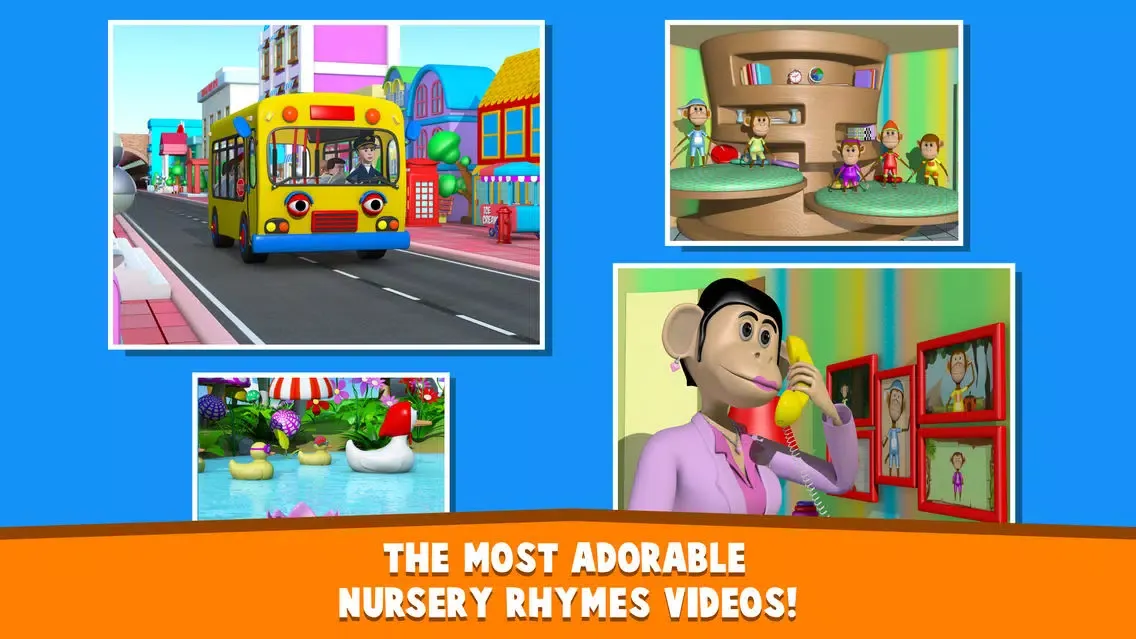 Nursery Rhymes Music Box For Kids - 3D Educational Learning Sing Along game for Toddlers Screenshots
