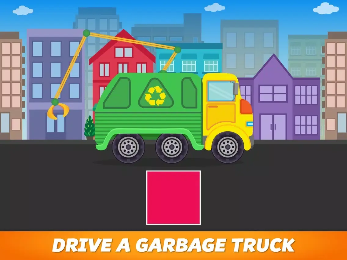 Shapes Garbage Truck For Kids iPad  Screenshots