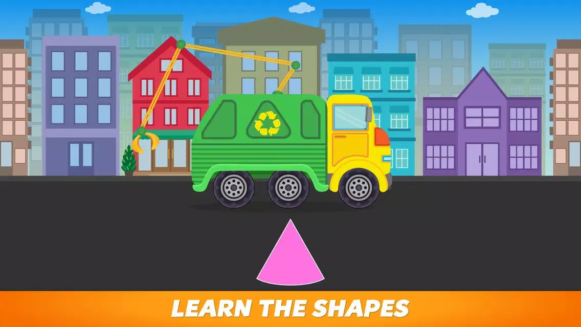Shapes Garbage Truck For Kids Screenshots