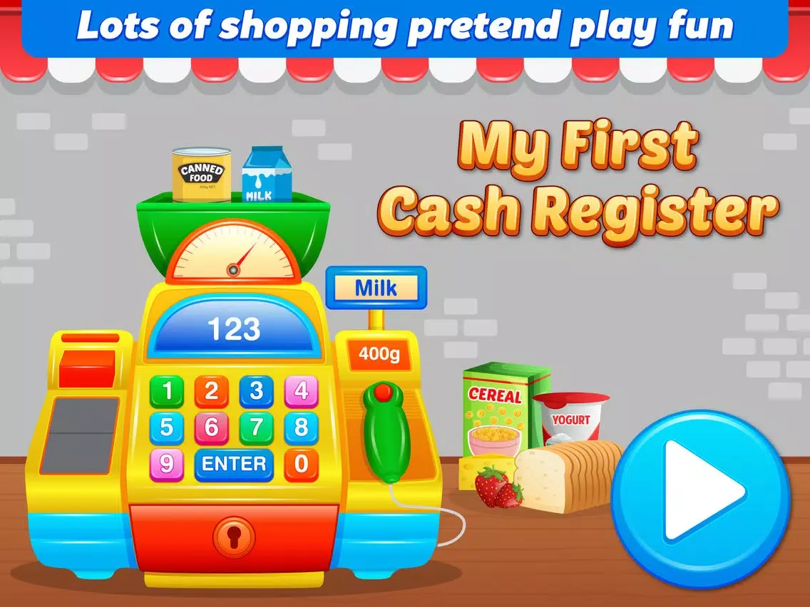 My First Cash Register - Store Shopping Pretend Play for Toddlers and Kids iPad 應用截圖