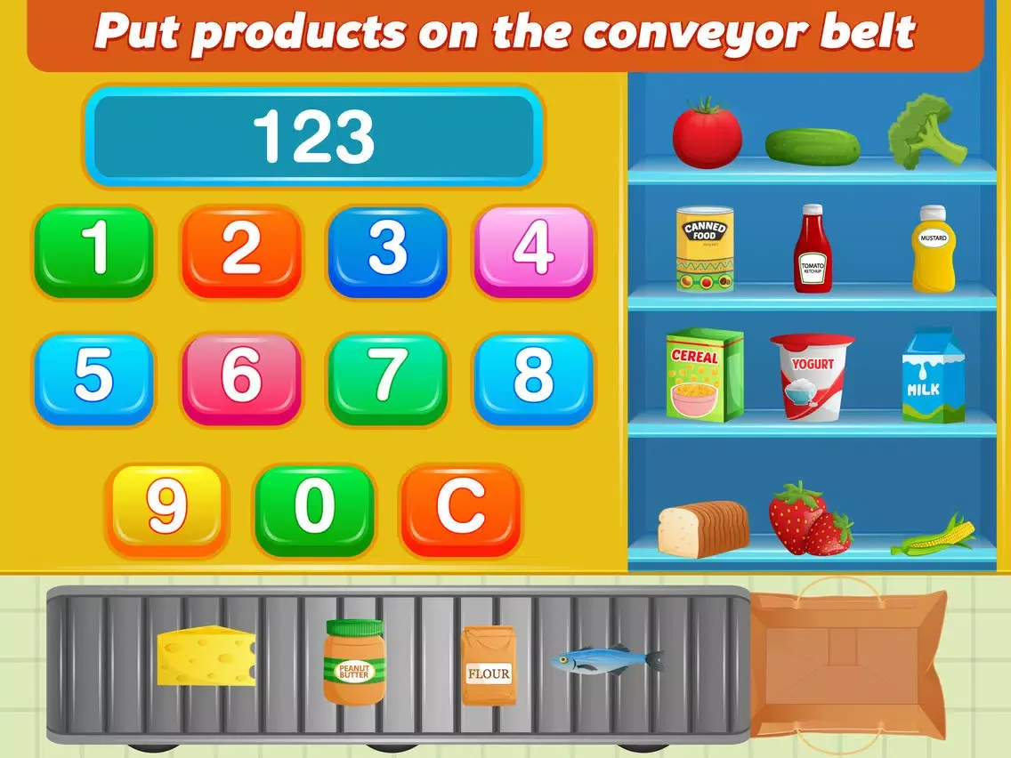 My First Cash Register - Store Shopping Pretend Play for Toddlers and Kids iPad 應用截圖