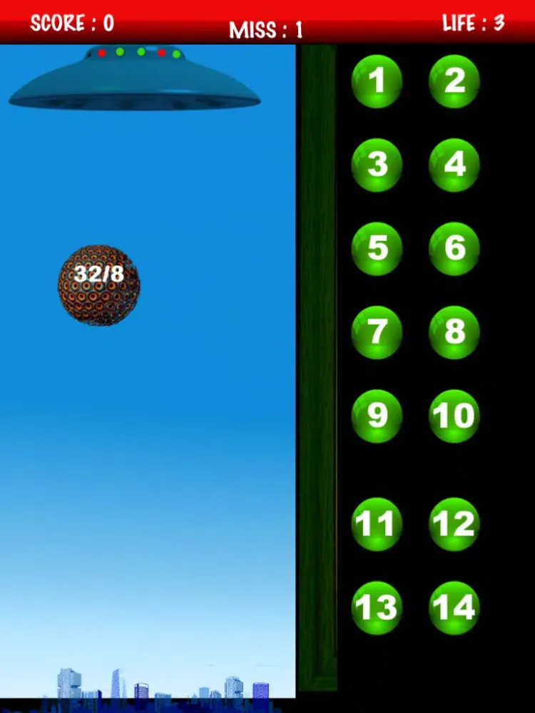 Capturas de tela do Math City HD - Simple Math game for kids iPad 