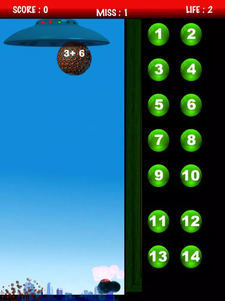 Capturas de tela do Math City HD - Simple Math game for kids iPad 