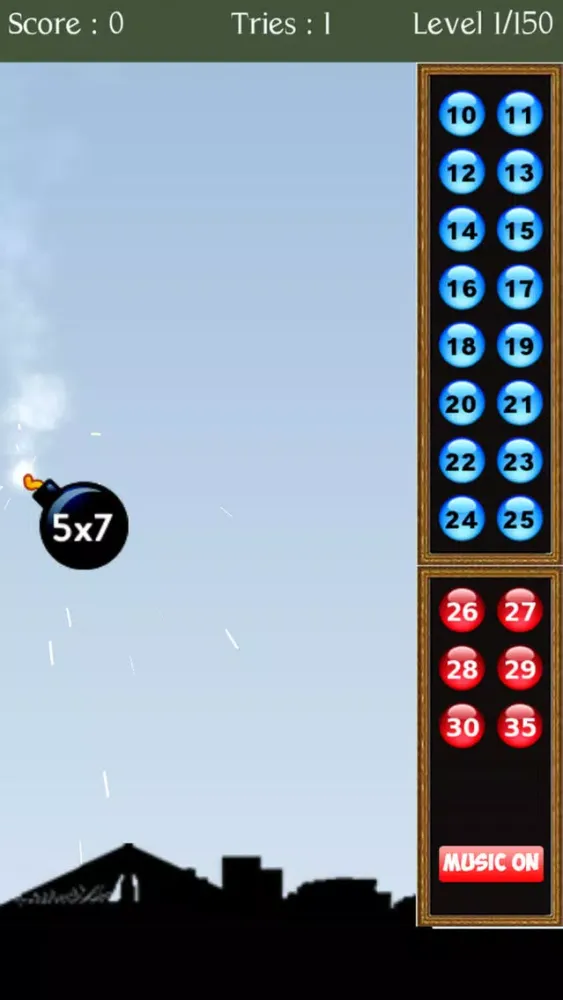 Capturas de tela do Math City HD - Simple Math game for kids