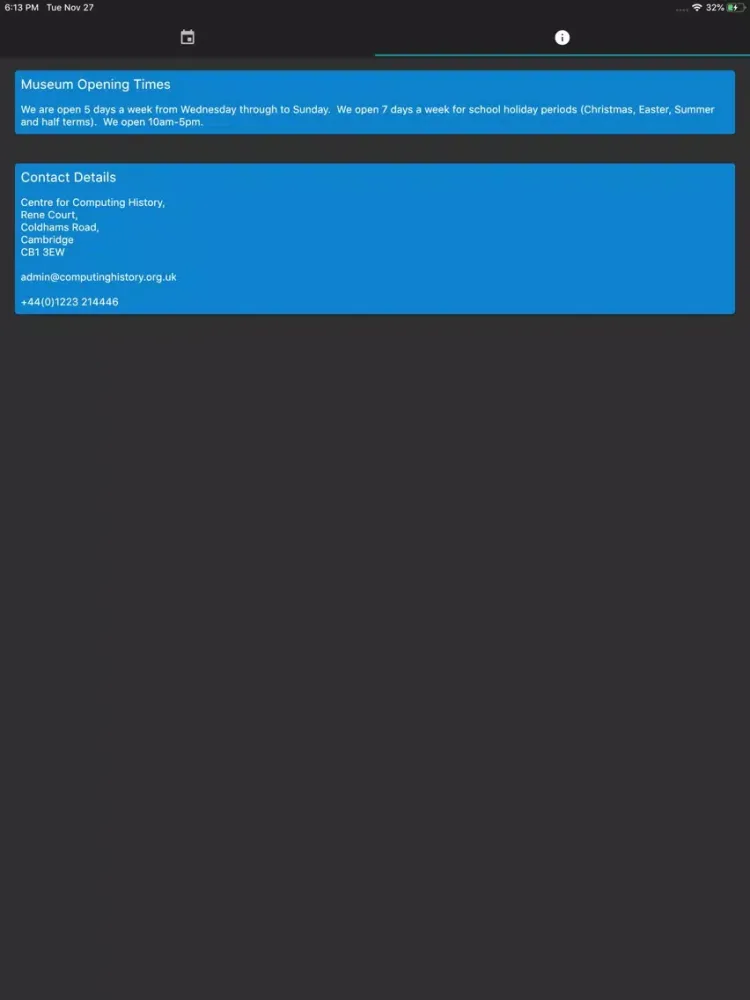 Centre for Computing History iPad 应用截图