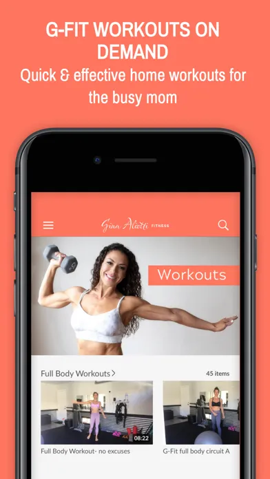 Capturas de tela do G-FIT: Gina Aliotti Fitness