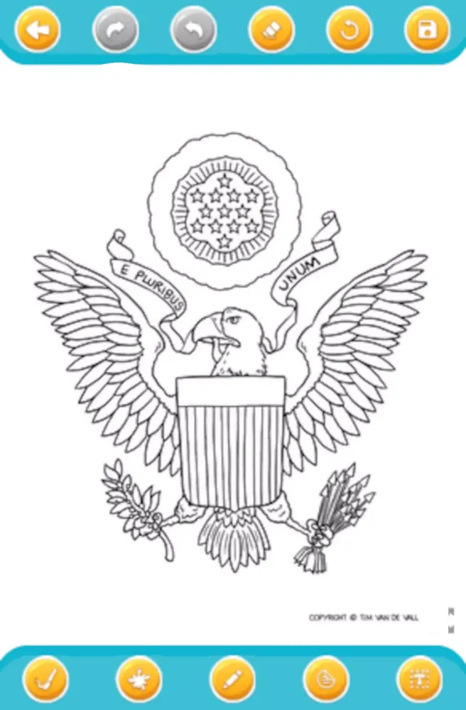 Скриншоты national emblem coloring