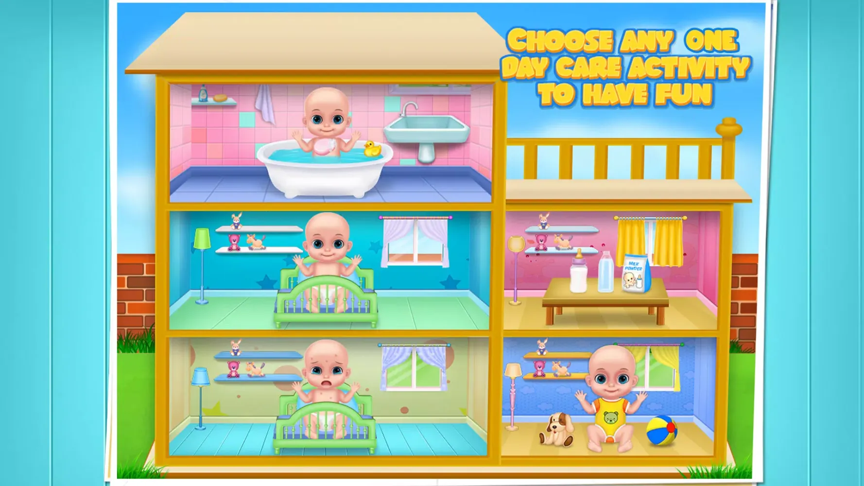 Cute boy daycare and dressup Screenshots
