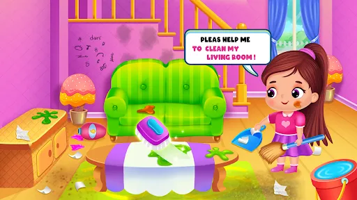 candy house cleaning for girls应用截图