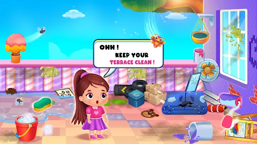 candy house cleaning for girls应用截图