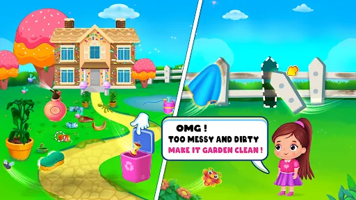 candy house cleaning for girls应用截图