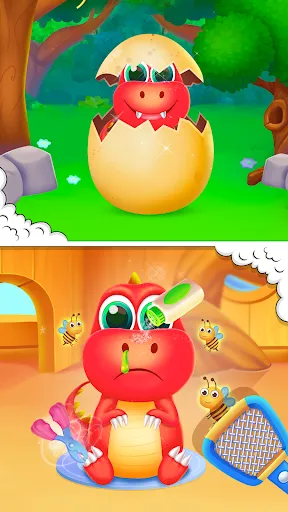 Tangkapan layar Baby dino care game for kids