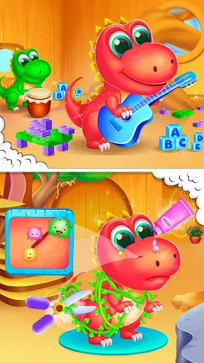 Tangkapan layar Baby dino care game for kids