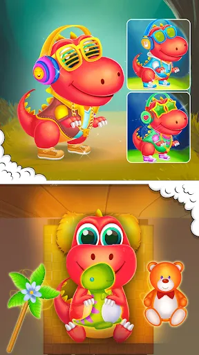 Tangkapan layar Baby dino care game for kids