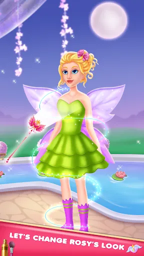 Screenshot di Fairy love story makeover game