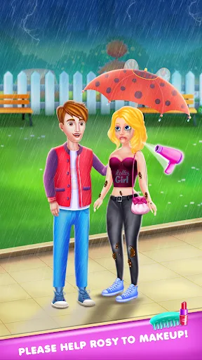 Screenshot di Fairy love story makeover game