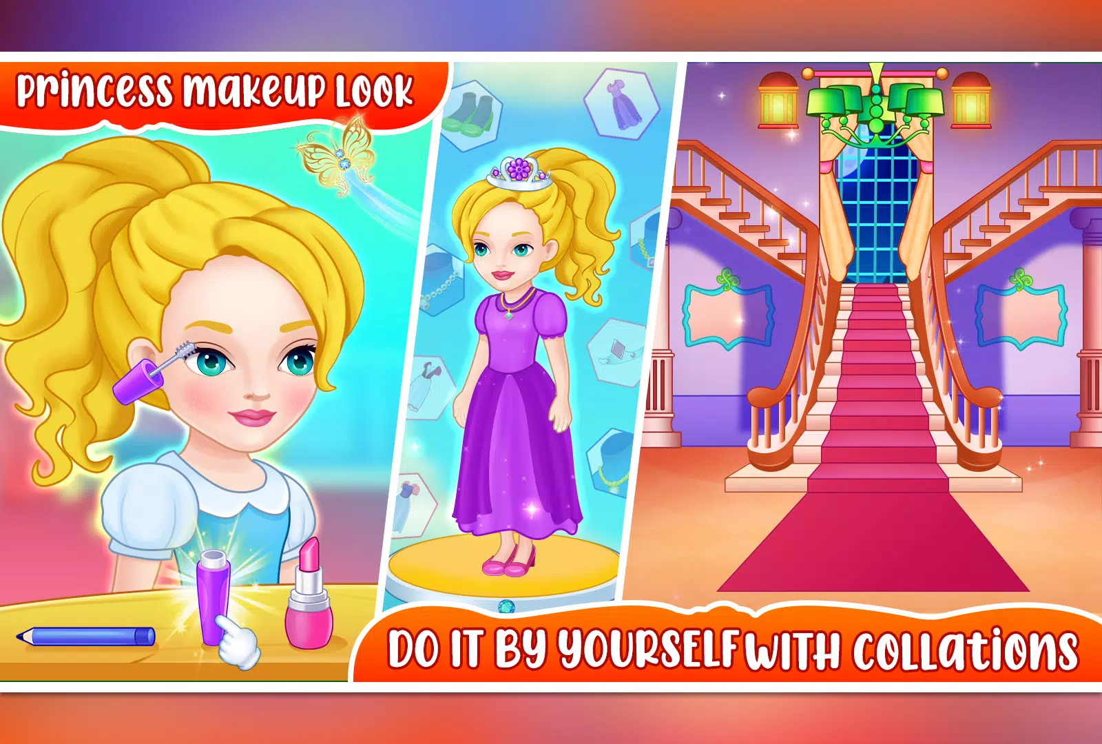 Princess fairytale castle game Screenshots