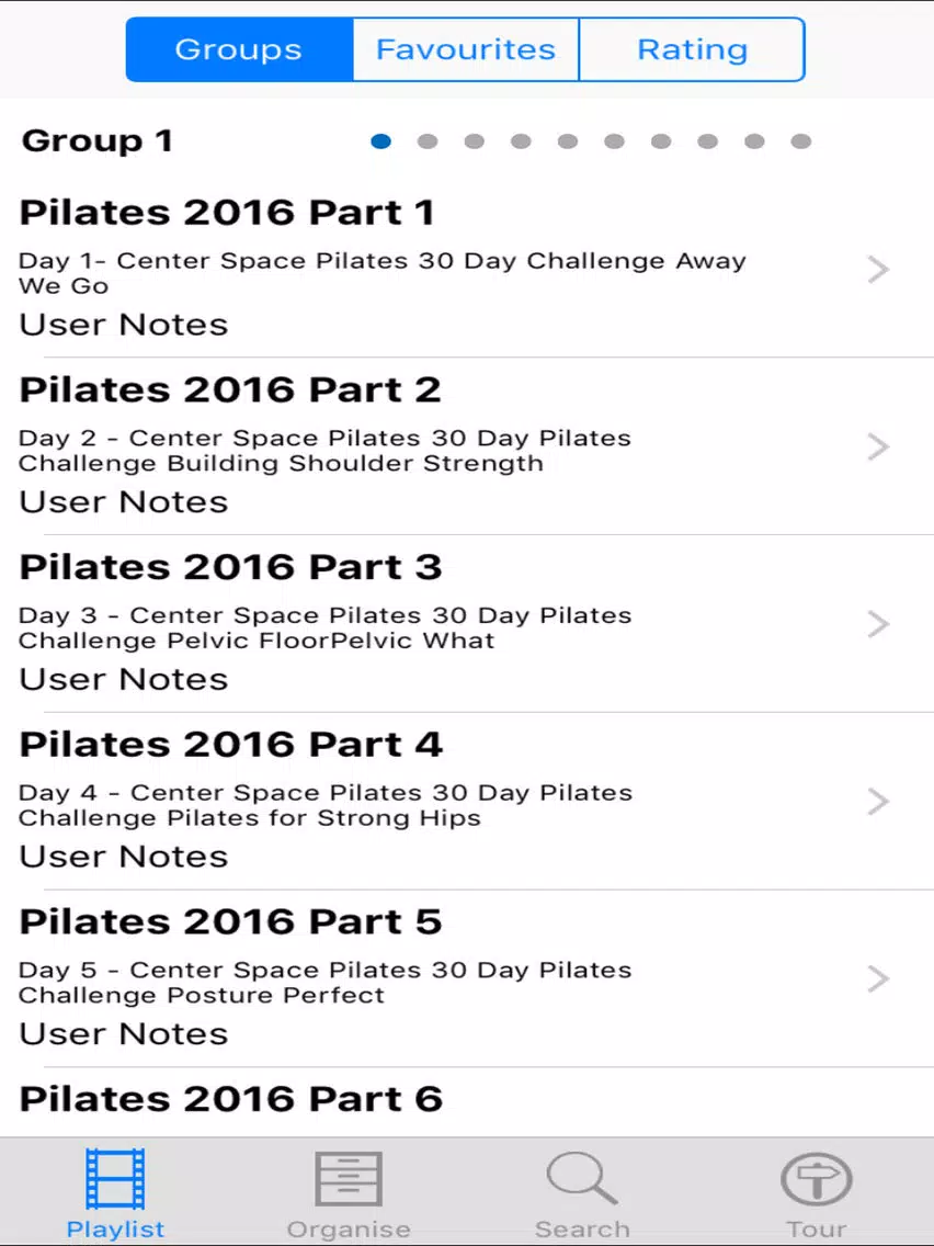 صور Pilates 2016 iPad 