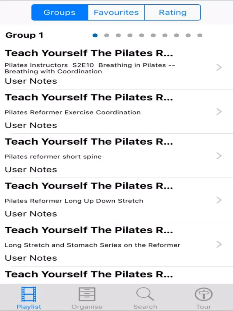 Скриншоты Teach Yourself The Pilates Reformer iPad 