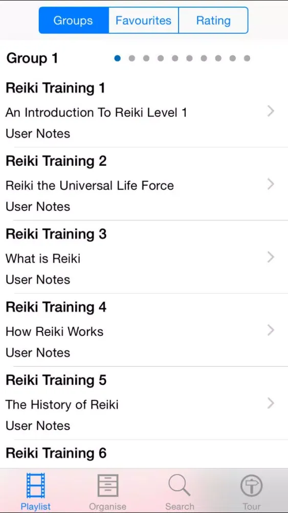 Reiki Training Screenshots