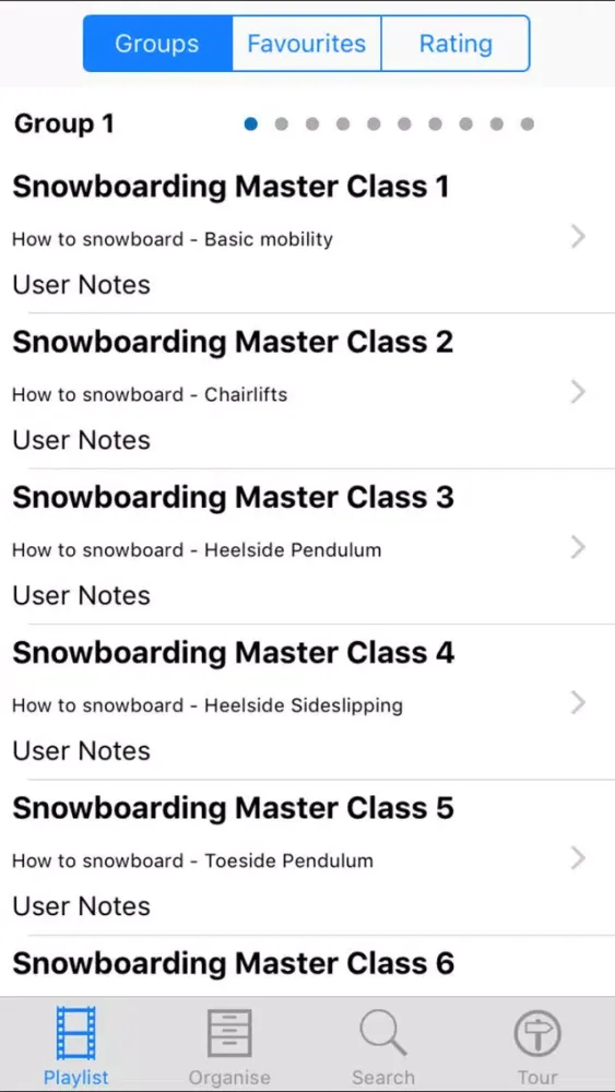 ภาพหน้าจอของ Snowboarding Master Class