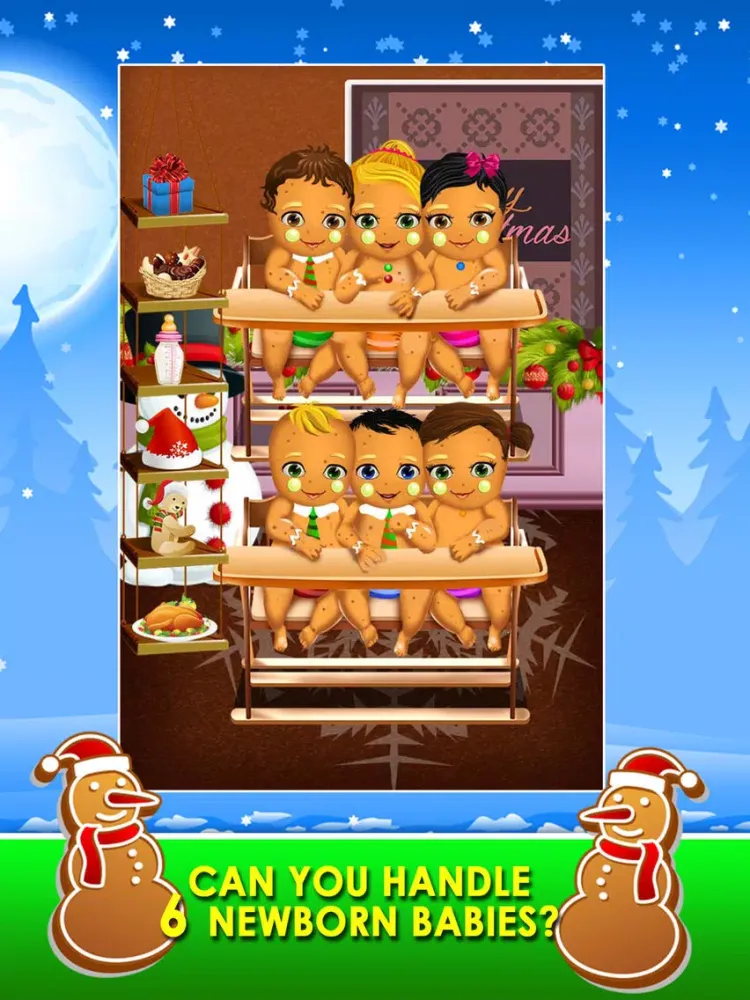 Christmas Mommy's New Baby Salon - My Xmas Spa Doctor Games for Kids! iPad  Ekran Görüntüleri