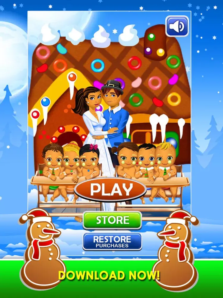 Christmas Mommy's New Baby Salon - My Xmas Spa Doctor Games for Kids! iPad  Ekran Görüntüleri